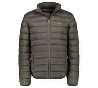 Geographical Norway Amigolor Men Basic - Doudoune Chaude Matelassee Homme Automne Hiver - Veste Manteau Chaud - Blouson Coupe Vent Manches Longues Rembourrage - Hommes (Kaki S)