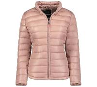 Geographical Norway Annecy Basic Lady - Doudoune Chaude Matelassee Femme Automne Hiver Printemps Ete - Veste Manteau Chaud - Parka Manches Longues Blouson - Femmes (Vieux Rose XXL)