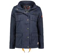 Geographical Norway arouchka lady Veste Coupe Vent Femme Outdoor - Blouson Deperlant Manches Longues Femmes - Manteau Pluie Randonnee Saison Printemps Ete Automne Hiver (Marine XL)