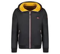 Geographical Norway Arrivialama Men - Doudoune Chaude Matelassee Homme Automne Hiver - Veste Manteau Chaud - Blouson Coupe Vent Manches Longues Rembourrage - Hommes (Noir M)
