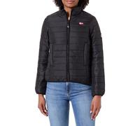 Geographical Norway Atikolorama Lady Basic - Veste Coupe Vent Femme Outdoor - Blouson Deperlant Manches Longues Femmes - Manteau Pluie Randonnee Saison Printemps Ete Automne Hiver (Noir XL)