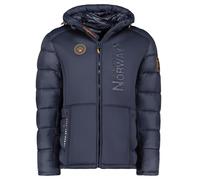 Geographical Norway Bafare Men - Parka Longue Chaude Homme Automne Hiver - Manteau Impermeable Deperlant - Veste Capuche Fourrure Outdoor - Blouson Coupe Vent - Hommes (Marine XL)