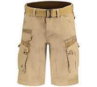 Geographical Norway Bermuda cargo pour homme - Produit de marque, beige, XXL