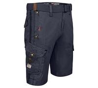 Geographical Norway Bermuda cargo pour homme - Produit de marque, bleu marine, 4XL