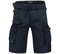 Geographical Norway Bermuda d'été cargo pour homme - Produit de marque, bleu marine, L