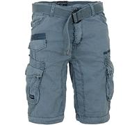 Geographical Norway Bermuda cargo pour homme - Produit de marque, bleu, S