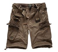 Geographical Norway Bermuda cargo Short court avec ceinture Short Hunter avec bandana UD, Storm 4, S