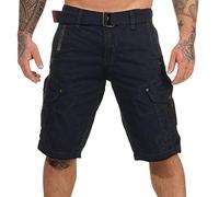 Geographical Norway - Bermuda Homme Peanut Marine-Taille - XL