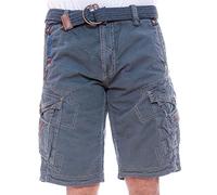 Geographical Norway Bermuda Shorts Perle Men, Couleur:Blue;Tailles de Pantalons:M