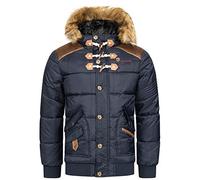 Geographical Norway - Blouson - Homme, Bleu - Bleu Marine, XL