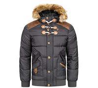 Geographical Norway - Blouson - Homme, Gris - Gris Foncé, S