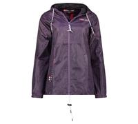 Geographical Norway Boat Lady - Veste Coupe Vent Femme Outdoor - Blouson Deperlant Manches Longues Femmes - Manteau Pluie Randonnee Saison Printemps Ete Automne Hiver (VIOLET L)