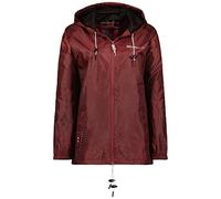 Geographical Norway Boat Lady - Veste Coupe Vent Femme Outdoor - Blouson Imperméable Manches Longues Femmes - Manteau Tactique Résistant Pluie (Bordeaux XL Taille 4)