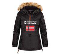 Geographical Norway Boomera Veste, Noir, L Femme