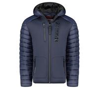 Geographical Norway Briwood Men - Doudoune Chaude Matelassee Homme Automne Hiver - Veste Manteau Chaud - Blouson Coupe Vent Manches Longues Rembourrage - Hommes (Marine M)