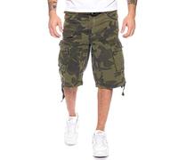 Geographical Norway Cargo Homme Short People - Kaki Camouflage, M