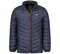 Geographical Norway Carliti Men - Doudoune Chaude Matelassee Homme Automne Hiver - Veste Manteau Chaud - Blouson Coupe Vent Manches Longues Rembourrage - Hommes (Marine M)