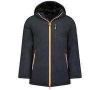 Geographical Norway Cassim Men - Doudoune Homme Capuche - Chaude Matelassee Automne Hiver - Veste Manteau Chaud - Blouson Ski Coupe Vent Manches Longues Rembourrage - Parka Hommes (Marine M)