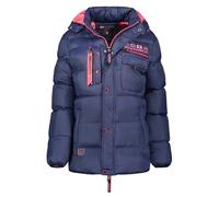 Geographical Norway Citernier Lady - Doudoune Chaude Matelassee Femme Automne Hiver - Veste Manteau Chaud - Blouson Coupe Vent Manches Longues Rembourrage - Femme (Bleu Marine M)