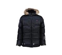 Geographical Norway Doudoune à Capuche DANONE Men Repeat 001 Blouson, Bleu, L