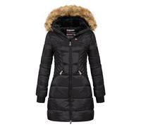 Geographical Norway Femmes Veste Matelassée Parka d'hiver Abby Capuche - Noir, L