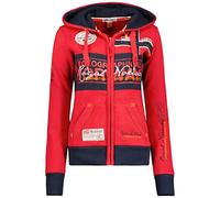 Geographical Norway Flyer Lady - Sweat Femme Capuche Poches - Sweatshirt Femmes Pull Casual Manches Longues Chaud - Hoodie Veste Tops Sport