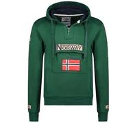 Geographical Norway Gymclass Sweat-shirt pour femme, Vert foncé, S