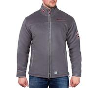 Geographical Norway Herren Fleecejacke Modell 11 Dark-grey - Black M