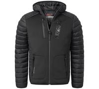 Geographical Norway IMS Production Veste d'hiver matelassée à capuche pour homme - Anorak chaud et doublé, taille S à 7XL, pour l'extérieur, le ski, le snowboard - Veste à capuche pour l'hiver et