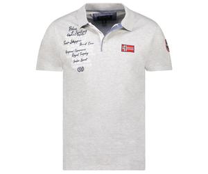 Geographical Norway Kancre Men - Polo Homme Classique - Polos Coton Manches Courtes Decontracte Col Bouton - Casual Shirt Tops Regular Classic - Printemps Été