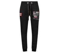 Geographical Norway Meographe EO Men 100 (WW5807H/GNO/Black) Pantalon de jogging sportif pour homme, pour la course à pied, confortable, avec cordon de serrage, taille 3XL, Noir , S