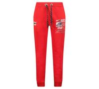 Geographical Norway Meographe EO Men 100 (WW5807H/GNO/Black) Pantalon de jogging sportif pour homme, pour la course à pied, confortable, avec cordon de serrage, taille 3XL, rouge, M