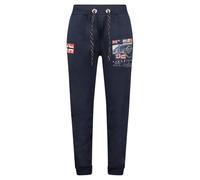Geographical Norway Meographe EO Men 100 (WW5807H/GNO/Black) Pantalon de jogging sportif pour homme, pour la course à pied, confortable, avec cordon de serrage, taille 3XL, bleu marine, M