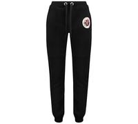 Geographical Norway Mirabel Men 100 EO-PR+BS (SU1204H/GN/Black) Pantalon de survêtement noir fonctionnel confortable avec ourlets pour l'entraînement, le quotidien, Noir , L