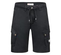 Geographical Norway Pakitoama Men - Bermuda Homme Casual Coton - Short Hommes Sport Cargo - Shorts Bermudas Court A Ceinture Coupe Normale - Homme Printemps Été (Noir 3XL)