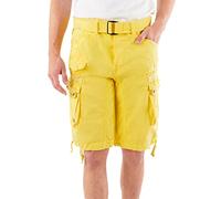 Geographical Norway Panoramique Men - Bermuda Homme Casual Coton - Short Hommes Sport Cargo - Shorts Bermudas Court A Ceinture Coupe Normale - Homme Printemps Ete