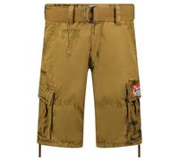 Geographical Norway pasteque Men Bermuda Homme Casual Coton - Short Hommes Sport Cargo - Shorts Bermudas Court A Ceinture Coupe Normale - Homme Printemps Été (Kaki L)