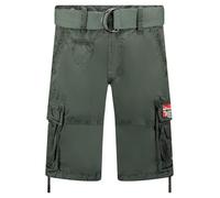 Geographical Norway pasteque Men Bermuda Homme Casual Coton - Short Hommes Sport Cargo - Shorts Bermudas Court A Ceinture Coupe Normale - Homme Printemps Été (tempete XL)