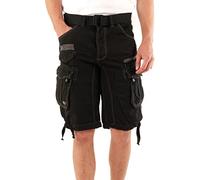 Geographical Norway People Short cargo pour homme - Noir - XXX-Large