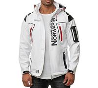 Geographical Norway pour Homme Veste Techno-bans Blanc M