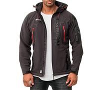 Geographical Norway pour Homme Veste Techno-bans Gris Foncé L
