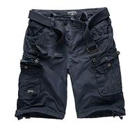 Geographical Norway Shorts Cargo Bermudas avec Ceinture Short Hunter Im Bundle avec UD Bandana - Marine, XL
