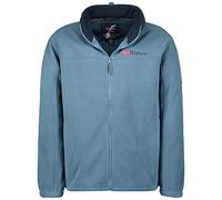 Geographical Norway TAMAZONIE Men - Polaire Homme Chaude Epaisse Fermeture Zip - Veste Sweats Hiver Chaud Hommes Doux - Sweat Doublure Longues Manches - Pull Confort Outdoor Bleu Petrole M