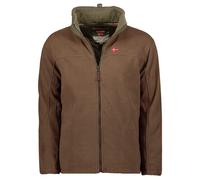 Geographical Norway TAMAZONIE Men - Polaire Homme Chaude Epaisse Fermeture Zip - Veste Sweats Hiver Chaud Hommes Doux - Sweat Doublure Longues Manches - Pull Confort Outdoor