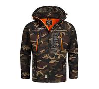Geographical Norway Tambour Veste Softshell Homme - Kaki/Orange, M