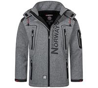 Geographical Norway Tambour Veste Softshell pour homme, Couleur : gris, M