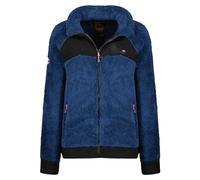 Geographical Norway Tandora Lady Polaire Chaude Femme Chaude Fermeture Zip - Veste Automne Hiver Printemps Chaud Femmes - Longues Manches Pull Fourrure Doux Confort Outdoor (Bleu L)
