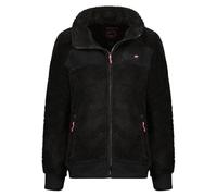 Geographical Norway Tandora Lady Polaire Chaude Femme Chaude Fermeture Zip - Veste Automne Hiver Printemps Chaud Femmes - Longues Manches Pull Fourrure Doux Confort Outdoor (Noir L)