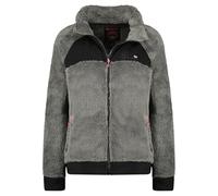 Geographical Norway Tandora Lady Polaire Chaude Femme Chaude Fermeture Zip - Veste Automne Hiver Printemps Chaud Femmes - Longues Manches Pull Fourrure Doux Confort Outdoor (Gris Clair M)