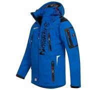 Geographical Norway Tangata Softshell fonctionnel pour homme (bleu, L)